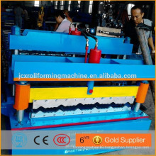 Panasonic PLC controlling colored glaze steel tile roll forming machine